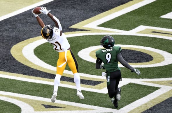 2022 NFL Draft Propsect Report Southern Mississippi Golden Eagle Cornerback Rashuan Mitchell
